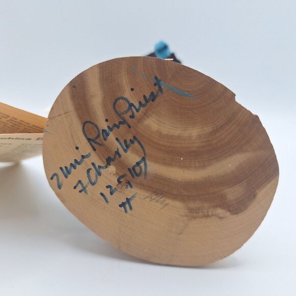 Kachina Doll Handmade Zuni Rain Priest Navajo Indians NativeAmerican Art 7 Inch - Picture 7 of 16